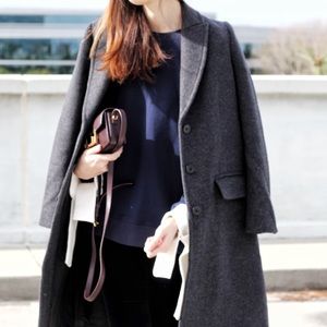 Madewell long wool coat